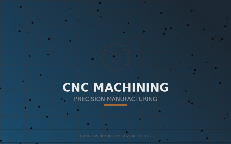 CNC machining center producing precision compressor cylinder blocks and valve plates